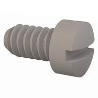 Essentra Components 010632F025 Machine Screw Fillister Slotted Screw, #6-32 Thread, 1/4 Lg