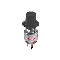 NKK Switches MRAN403-A Rotary Switches HALF-INCH DIAMETER PROCESS SEALED ROTARY