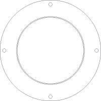 Sanyo Denki 109-1051 Guard 150mm Fan Finger Guard, Inlet/Outlet, Square, Silver