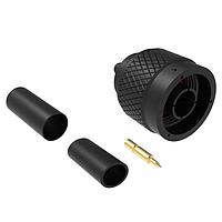 Amphenol RF 082-6412-BC Connectors N     ST CBL-PLG F/H CRM BLACK