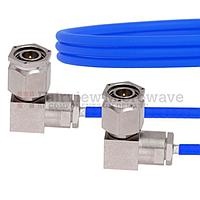 Fairview FMCA1045 RA TNC Male to RA TNC Male Cable FM141FLEX Coax and RoHS Compliant