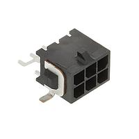 AMP Connectors - TE Connectivity 3-794629-6 Headers HDR ASSY 6P 30 AU R/A SMT