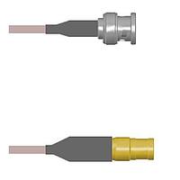Amphenol Custom Cable Q-0M03Y000H144i RF Cable Assemblies BNC-SP/SMB-SP G142 144I