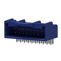 Molex 501876-1644 Headers & Wire Housings 2mm iGrid Hdr DR RA TH PosLk 16Ckt Blu