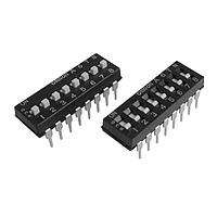 Omron Electronics A6TN-0104 DIP Switches Slide Type DIP (Wht) 10Pin, Raised Act.