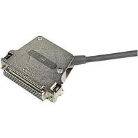 HARTING 09670500335 D-Sub Backshells D-Sub 50pin metal hood, Side Entry, w/ short screws M3