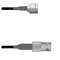 Amphenol Custom Cable Q-2N0090008048i RF Cable Assemblies N-SP/BNC-SJ RG58 48I