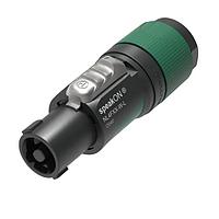 NEUTRIK NL4FXX-W-L Cable Connectors Cable end speakON XX series 4 pole - green - large chuck for cable 10-16 mm