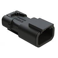 Amphenol SINE Systems ATM04-3P-SF01BLK Connectors A SERIES-ATM-CONNECTOR ENDCAPS