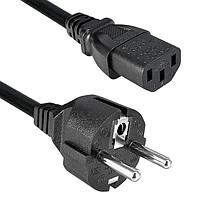 Qualtek Electronics 364018-01 AC Power Cord 10A C13 (1.8M) EUROPE BLACK