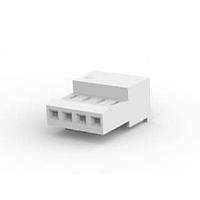 AMP Connectors - TE Connectivity 3-640441-4 Receptacle Housing CLOSED W/O TABS 4P white tin 24 AWG
