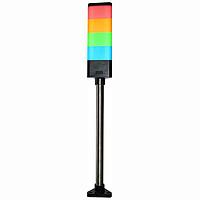 Mallory Sonalert JT028-RYGB-CSL LED Panel Mount Indicators STK LIGHT RGBY CONT POLE 80-90DB MULTI