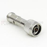 Fairview SA4N75-06  6 dB Fixed Attenuator 75 Ohm N Male To 75 Ohm N Female Up To 3 GHz Rated To 0.25 Watts With Brass Tri-Metal Body