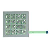 NKK Switches FMBN16BE Keypads 16KEY NONILLUMINATED MEMBRANE SWTCH GRAY