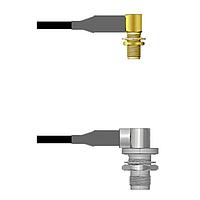 Amphenol Custom Cable Q-2R0490008036i RF Cable Assemblies SMA-RJB/TNC-RJ RG58 36I