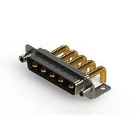 EDAC 629-5W5-250-4TE Mixed Contact D-Sub Connectors Right-angle Power Combo D-Sub Connector