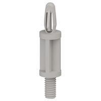 Essentra Components SCBSM-632-5-01 Stud CB Spt,Thrd ML,#6-32,Nat,5/16 inSpc