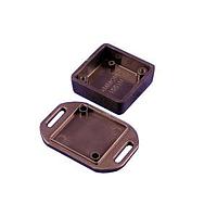 Hammond Manufacturing 1551NFLBK Flanged Enclosure Miniature/FlangedLid 1.38x1.38x.59" Black