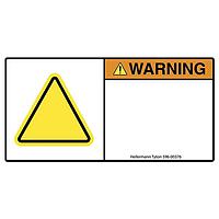 HellermannTyton 596-00376 Solar Label WARNING 2.75 X 5.5 250/RL