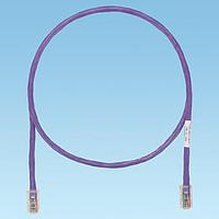 Panduit UTPCH5VLY Cat 5e Copper Patch Cord, Cat 5e, Violet UTP Ca