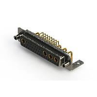 EDAC 630-36W4640-1T6 Mixed Contact D-Sub Connectors Right-angle Power Combo D-Sub Connector