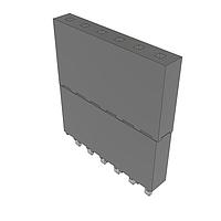 Samtec ESW-106-58-L-S Stackthrough .100" Elevated Socket Strip