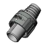 Amphenol Alden 400028 Connectors In-Line Plug 4 pole (2+2)