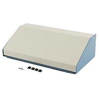 Hammond Manufacturing 1456PG4WHBU Sloped 30 Degree Slope Alum 7.2x4x14" Beige/Blue