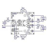 Analog Devices DC1184A Voltage Regulator - Switching Regulator LTC3860EUH Demo Board - Dual-Phase/Dual-