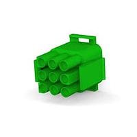 AMP Connectors - TE Connectivity 1-350720-5 Pin & Socket Connectors 09P UMNL V0 PLUG HSG GREEN