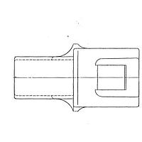 Yazaki 71222815 Wire Housing CONN 1P 250 NAT