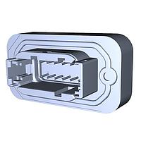 DEUTSCH - TE Connectivity DTM13-12PB 12-Way 12P DTM RECP ASM KEY B, 90 DEG.