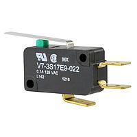 Honeywell V7-3S17E9-022 Micro Switch VBASIC SW SPDT 100mA 125VAC STR LVR ACTR