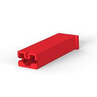 AMP Connectors - TE Connectivity 172074-7 Receptacle Housing POSI-LK HOUSING RED
