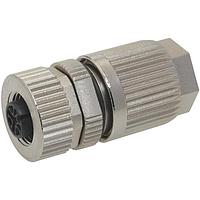 HARTING 21038412505 Straight Circular Con M12crmp female B-Code5pol