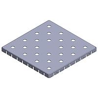 Laird Performance Materials BMI-S-203-C-20 EMI/RFI Shield Cover, Two-Piece SBS,COVR,LP 26.61x26.61x1.75mm