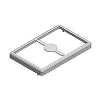 Masach Tech MS434-10F-NS EMI/RFI Shield Frame, Two-Piece 43.4 x 28.4 x 3.3mm Two-piece Drawn-Seamless RF Shield/EMI Shield FRAME (Nickel-Silver)