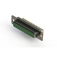 EDAC 622-M25-360-GN1 D-Sub Connectors - Standard Density EDAC Right Angle D-Sub Connector