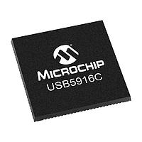 Microchip Technology USB5916CT/KD Hub Controller 6-Port Super Speed/Hi-Speed SmartHub with 1 Downstream Type C Port and Type C Up