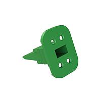 Amphenol SINE Systems AW4S-B Wedge 4 Position Plug Wedgelock, Keyed B, Black