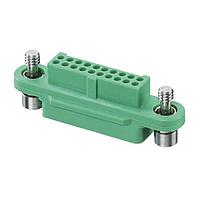 Harwin G125-2242096F1 Wire Housings Female Crimp Housing w/fixings 20 cntcts