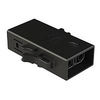 Amphenol SINE Systems ATHP062S25EL-S1-BLK Heavy Duty Power Connectors 2 Position EMC Plug with High Voltage Interlock Loop, A Key, 6.5-7.5mm Cable Range, Black. Contacts ordered separately.