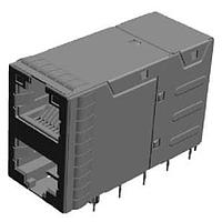 Amphenol Commercial Products RJMG3211L11D3FR Magnetic Jack RJMG 2XL10G press fit type