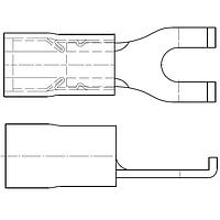 Molex 19127-0042 Spade FLANGED SPADE 8 16-14 AWG