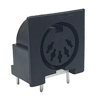 Kycon KCDX-5S-N Connectors 5P R/A PCB NON SHLD 10mm CIRC DIN RECPT