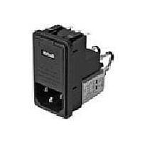 Schaffner FN372-2-21 Inlets 2A SNAP IN 2FUSE POWER ENTRY MODULE