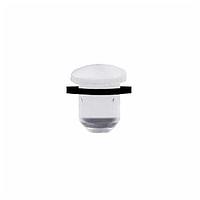 BIVAR PLW5-6mm-54 Rigid Light Pipes Light Pipe, Rigid, Panel Mount (Front), 5mm IP54, Low Profile Dome Lens, Round Face, 6mm