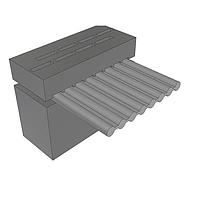 Samtec IDSD-04-S-02.00-T Flat Ribbon Slim Body Double-Row IDC Socket Assemblies
