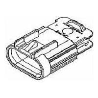 Aptiv 15326820 Connectors 4P M BLK CONN ASSY GT 150 SERIES 15AMPS