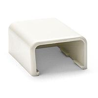 HellermannTyton TSRP2FW-36 Wire Ducting & Raceways End Cap, 1-1/4", 3-Piece, PVC, Office White, 10 Individual/bg